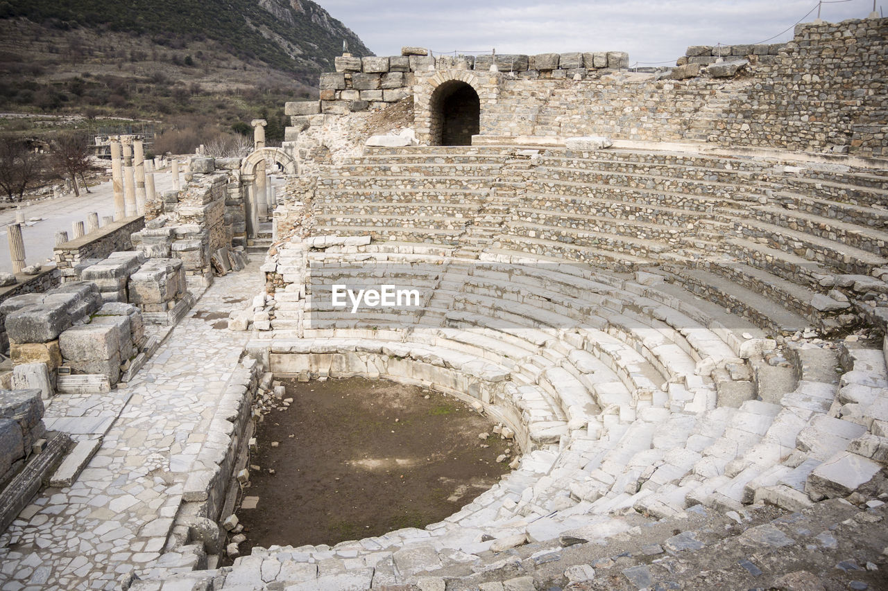 Odeon ampitheatre in the ancient city of ephesus, selcuk, turkey