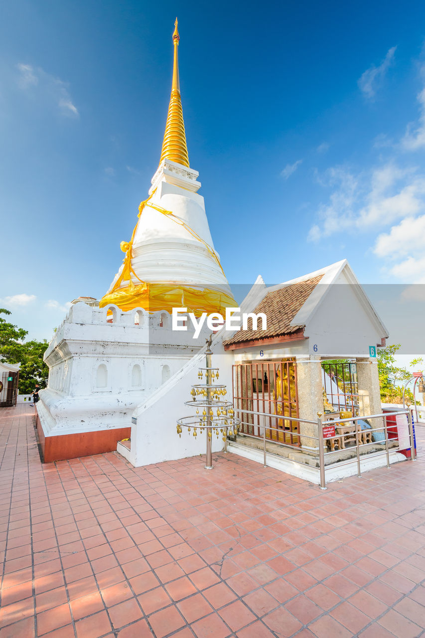 View of temple against sky