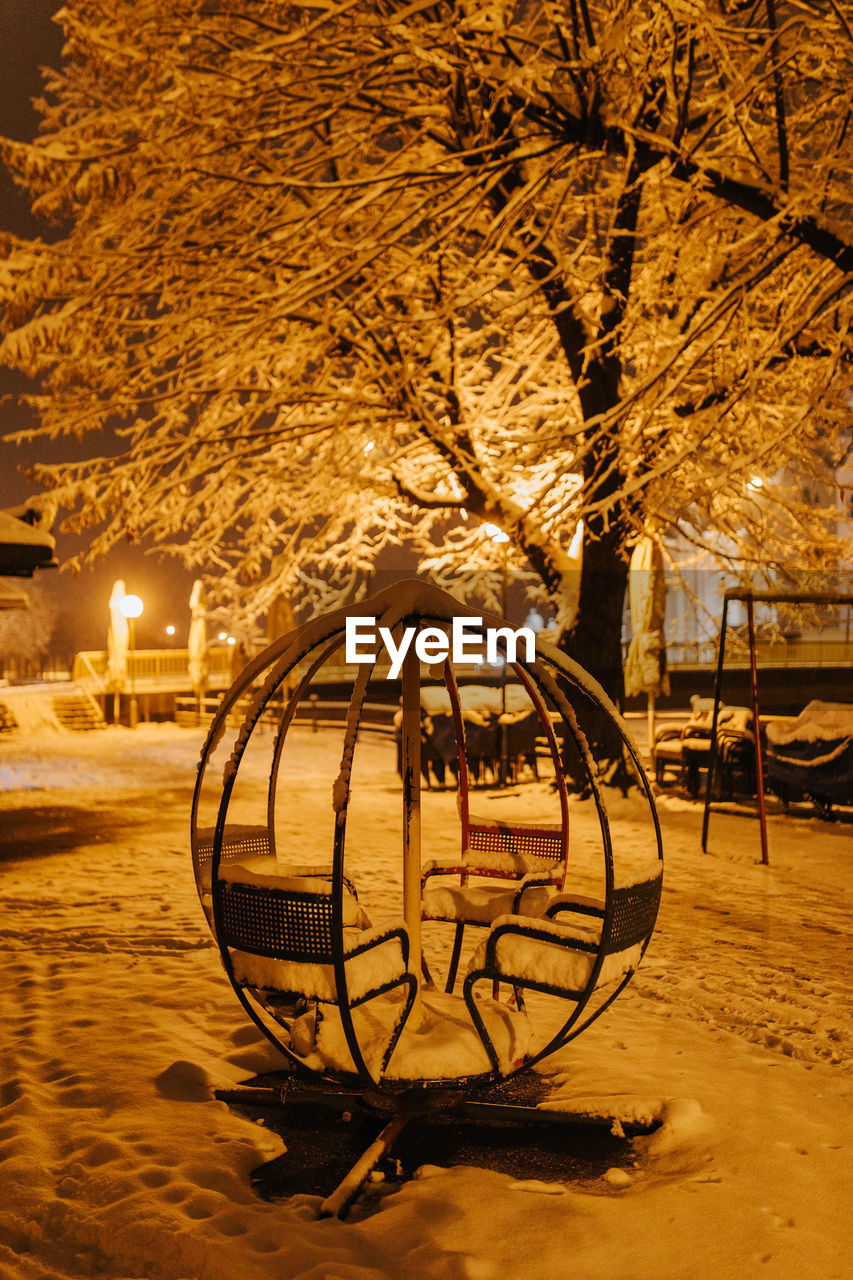 VIEW OF ILLUMINATED STREET LIGHT