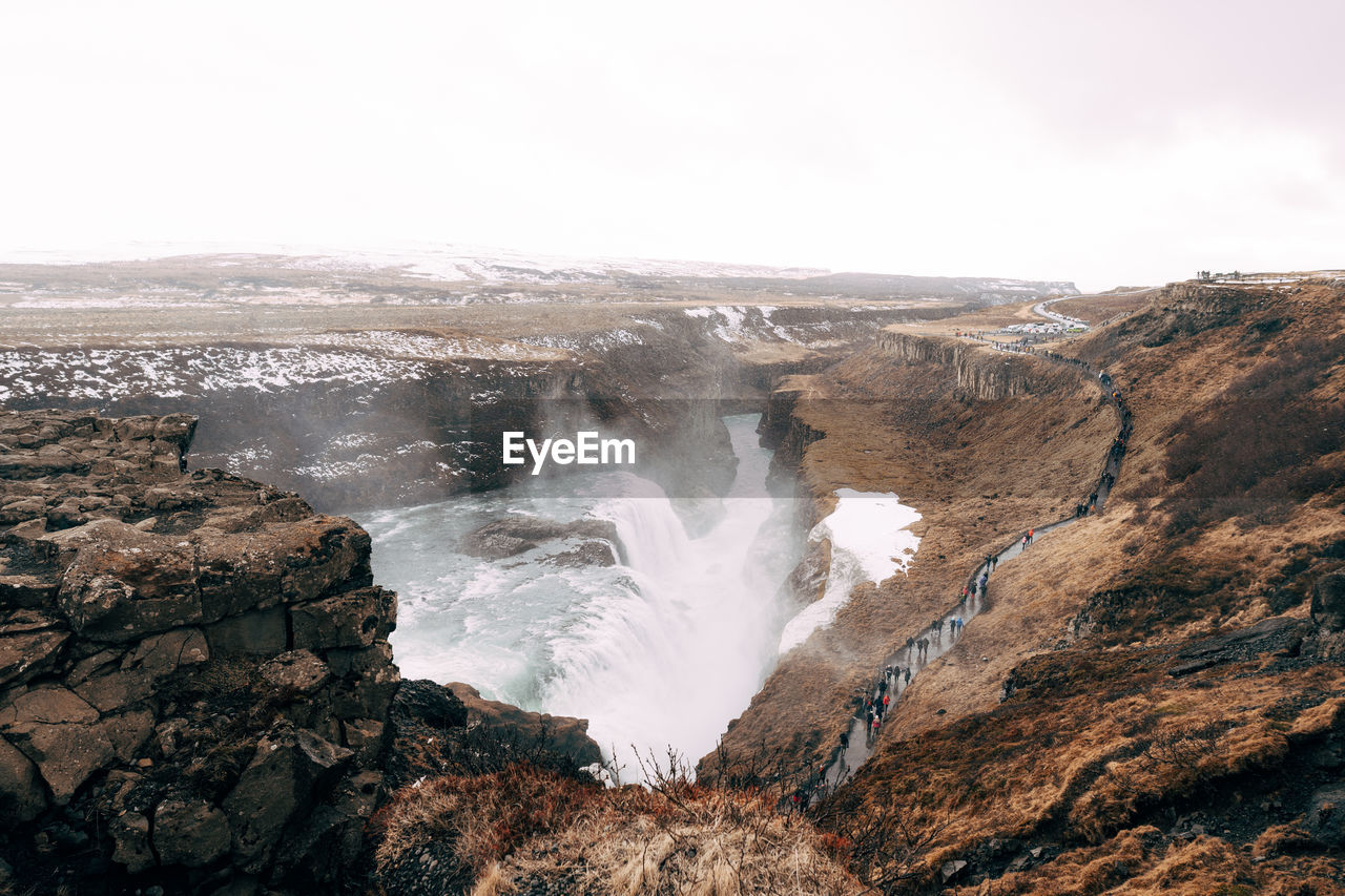 SCENIC VIEW OF WATERFALL