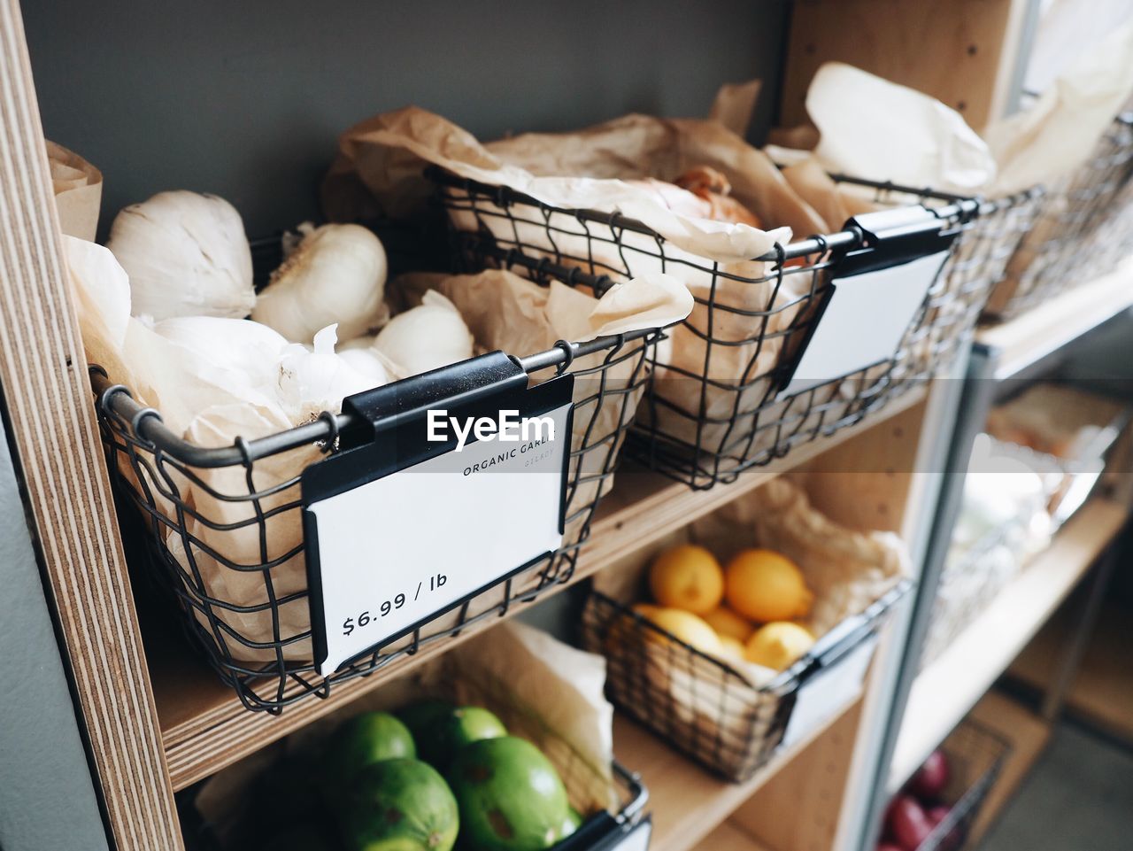 Close-up of vegetables for sale in market