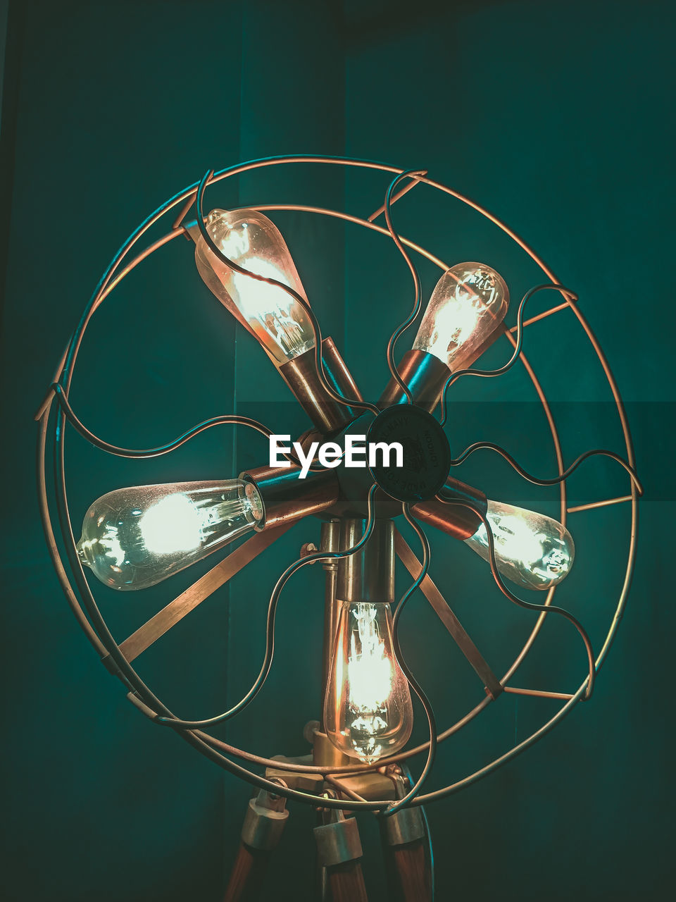 Close-up of illuminated light bulb