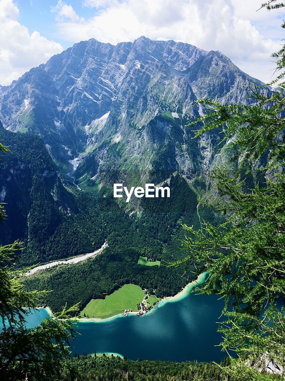 Aerial view of mountains against sky