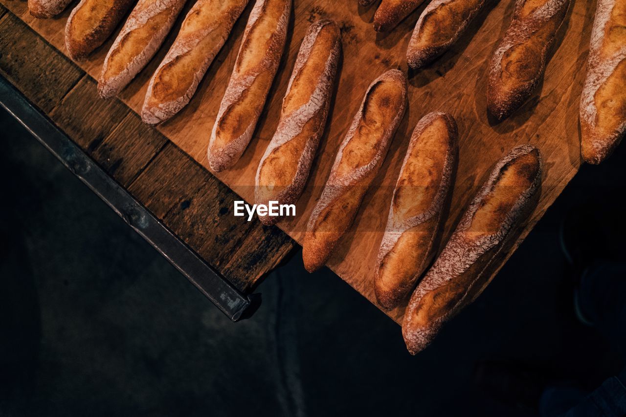 Close-up of baguettes