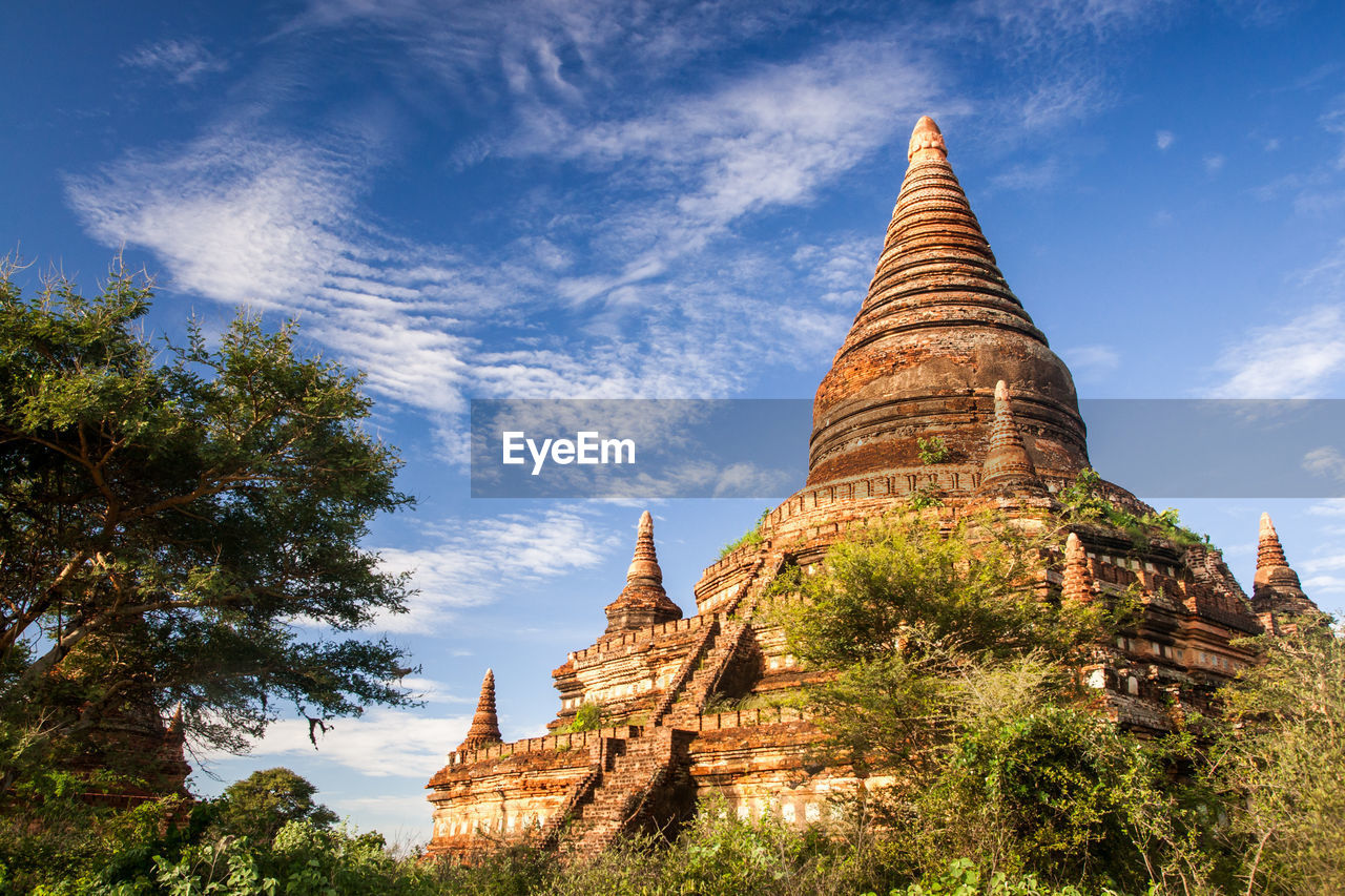 LOW ANGLE VIEW OF A TEMPLE