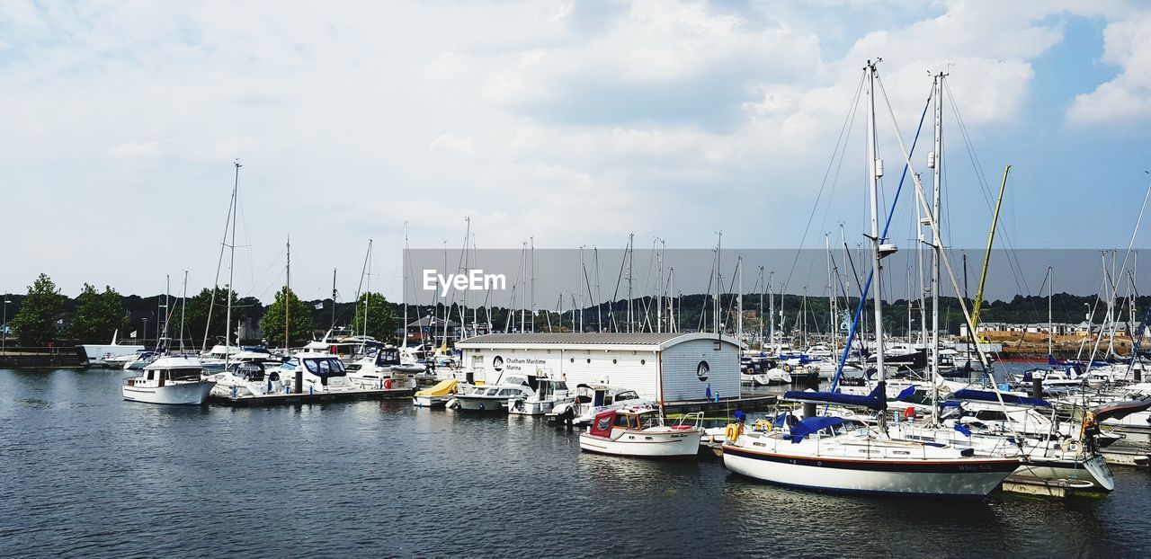 SAILBOATS IN HARBOR