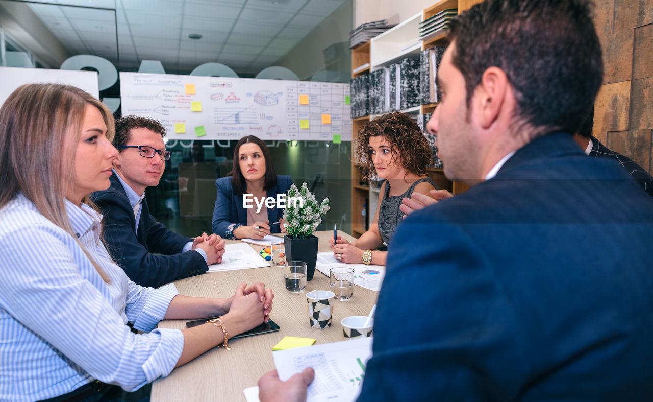 Business people planning in meeting at office