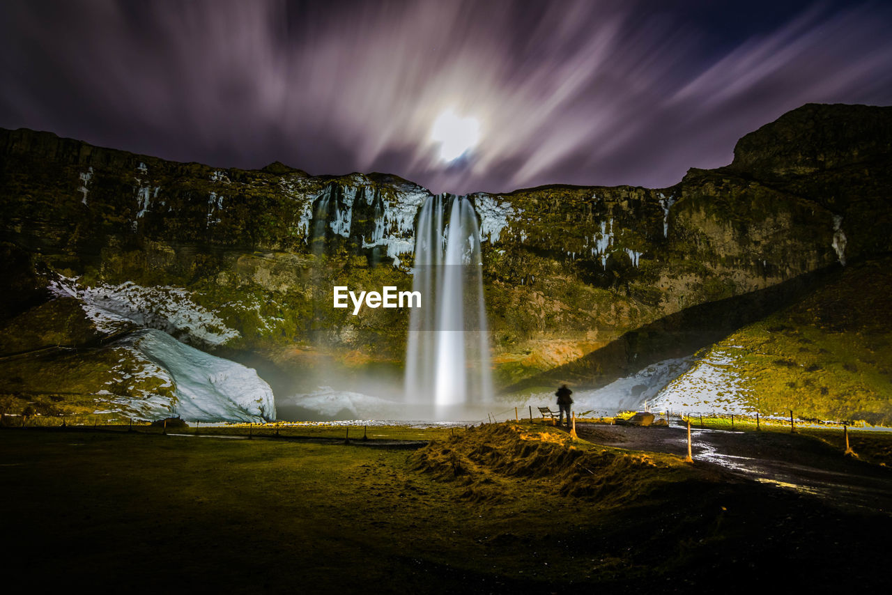 VIEW OF WATERFALL