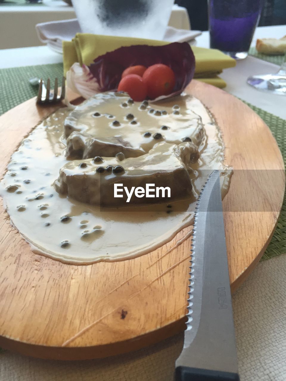 CLOSE-UP OF DESSERT IN PLATE