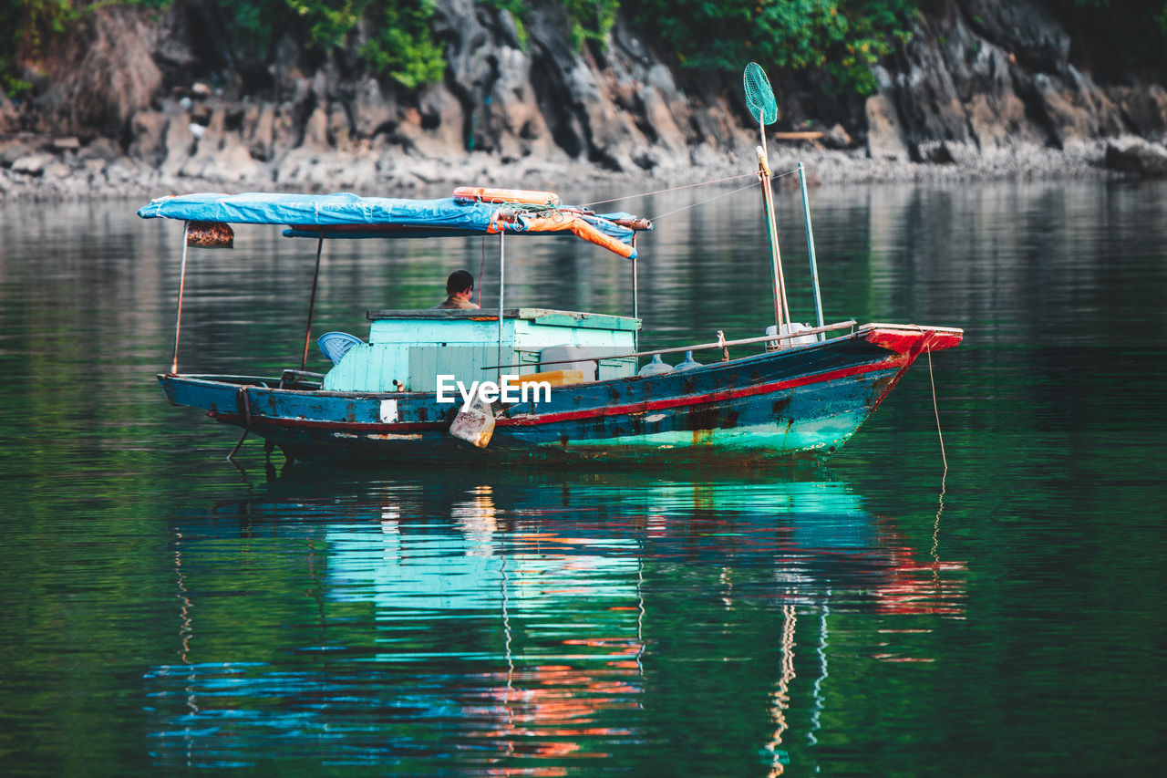 Boat in lake