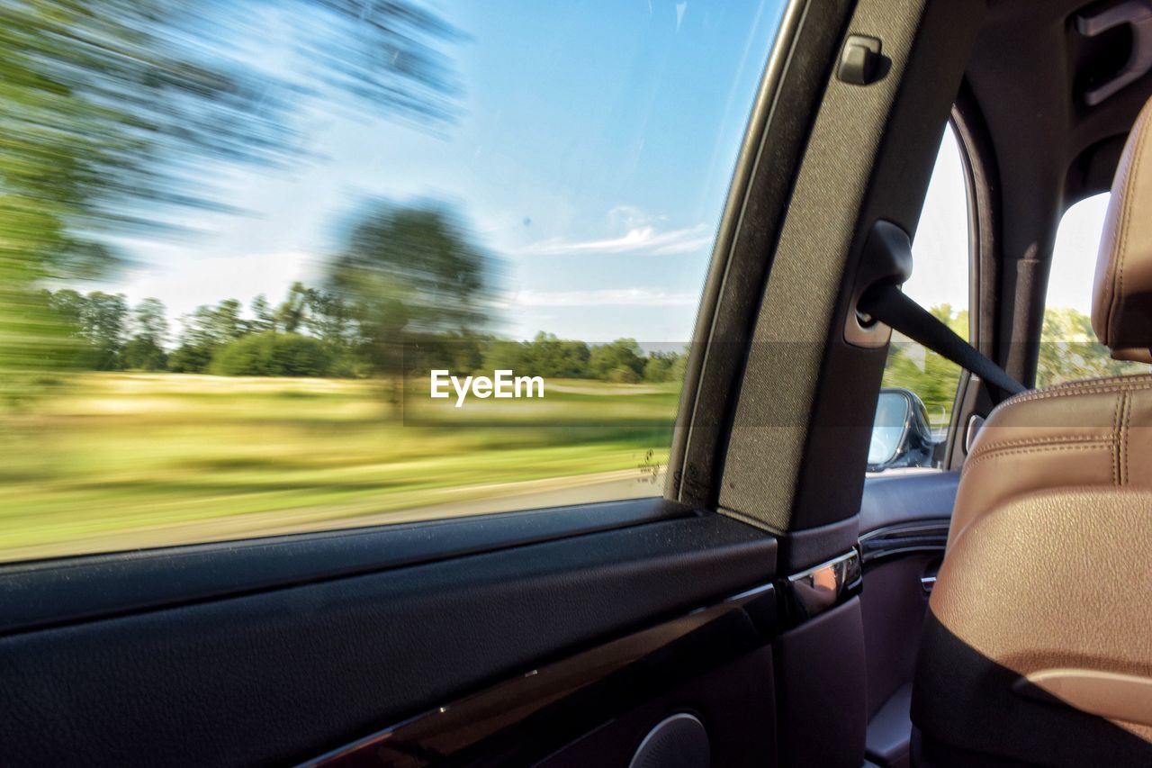 CLOSE-UP OF VEHICLE WINDOW