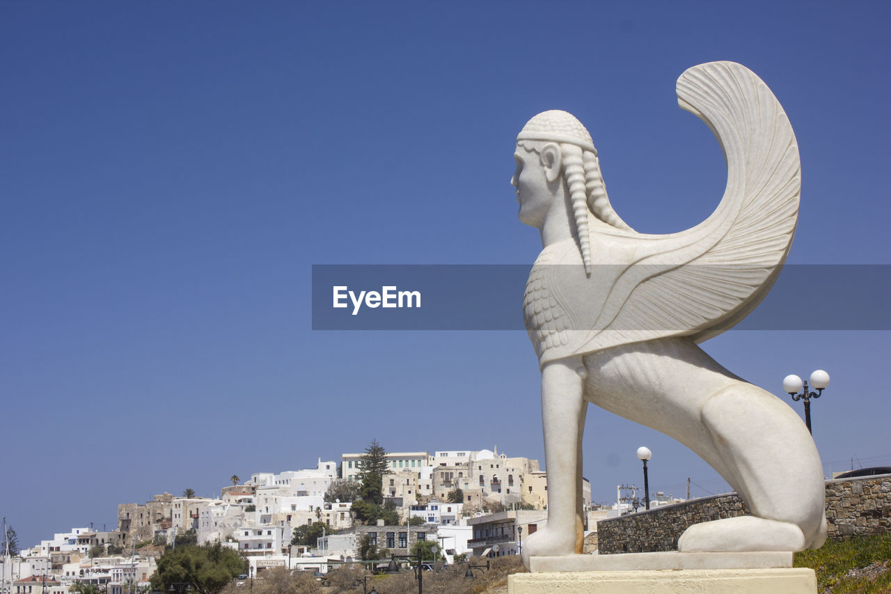 Sphinx of naxos, greece