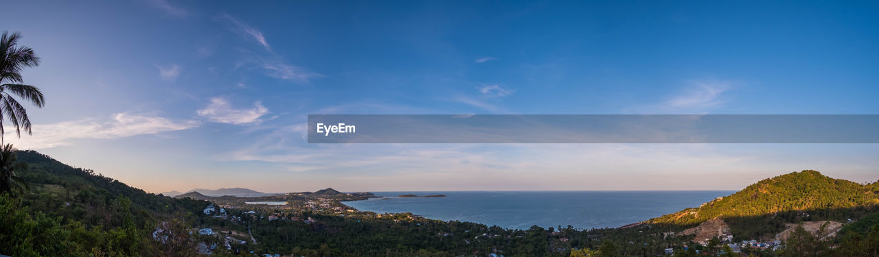 PANORAMIC VIEW OF SEA AGAINST SKY