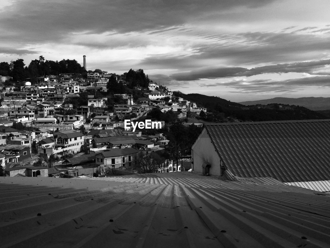 Townscape against sky