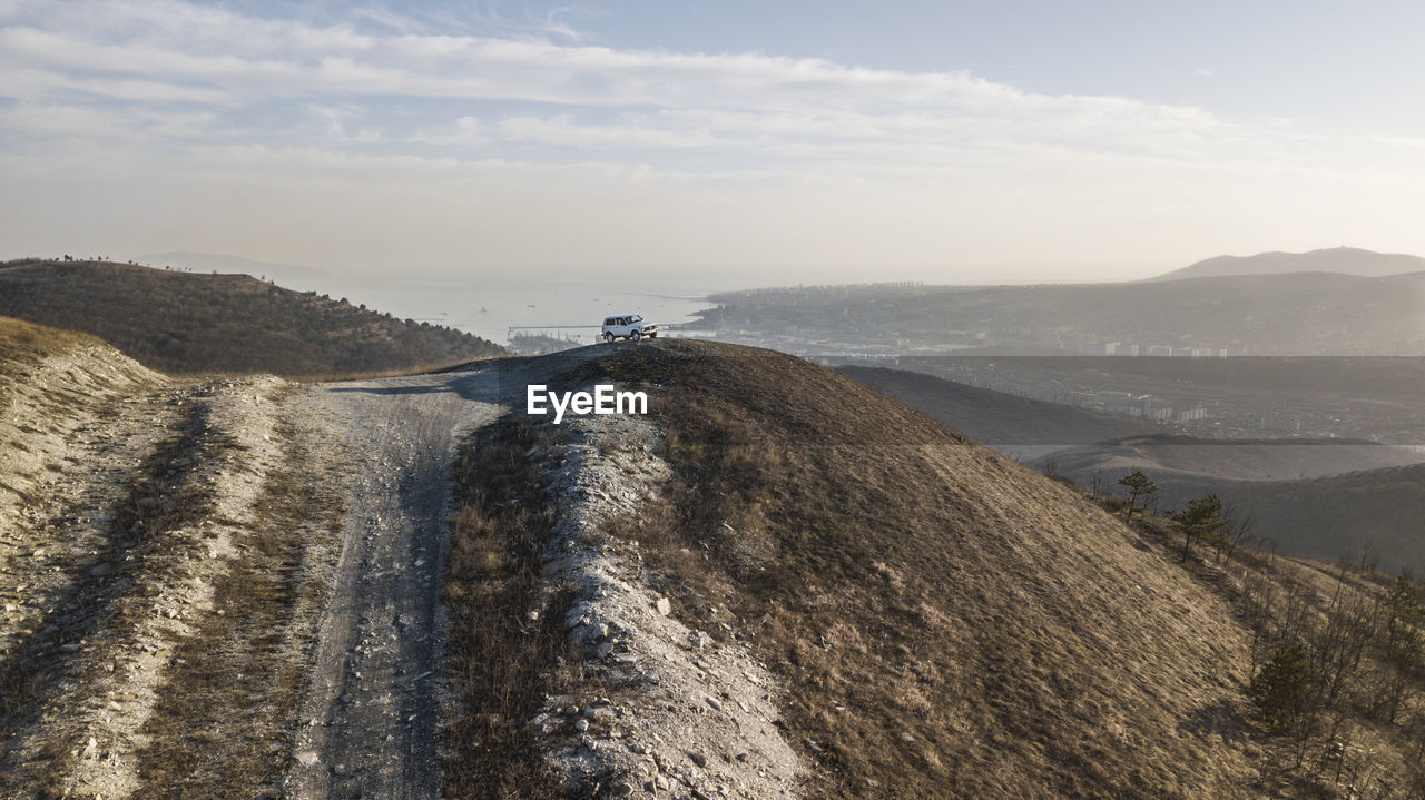 Panoramic view of landscape against sky