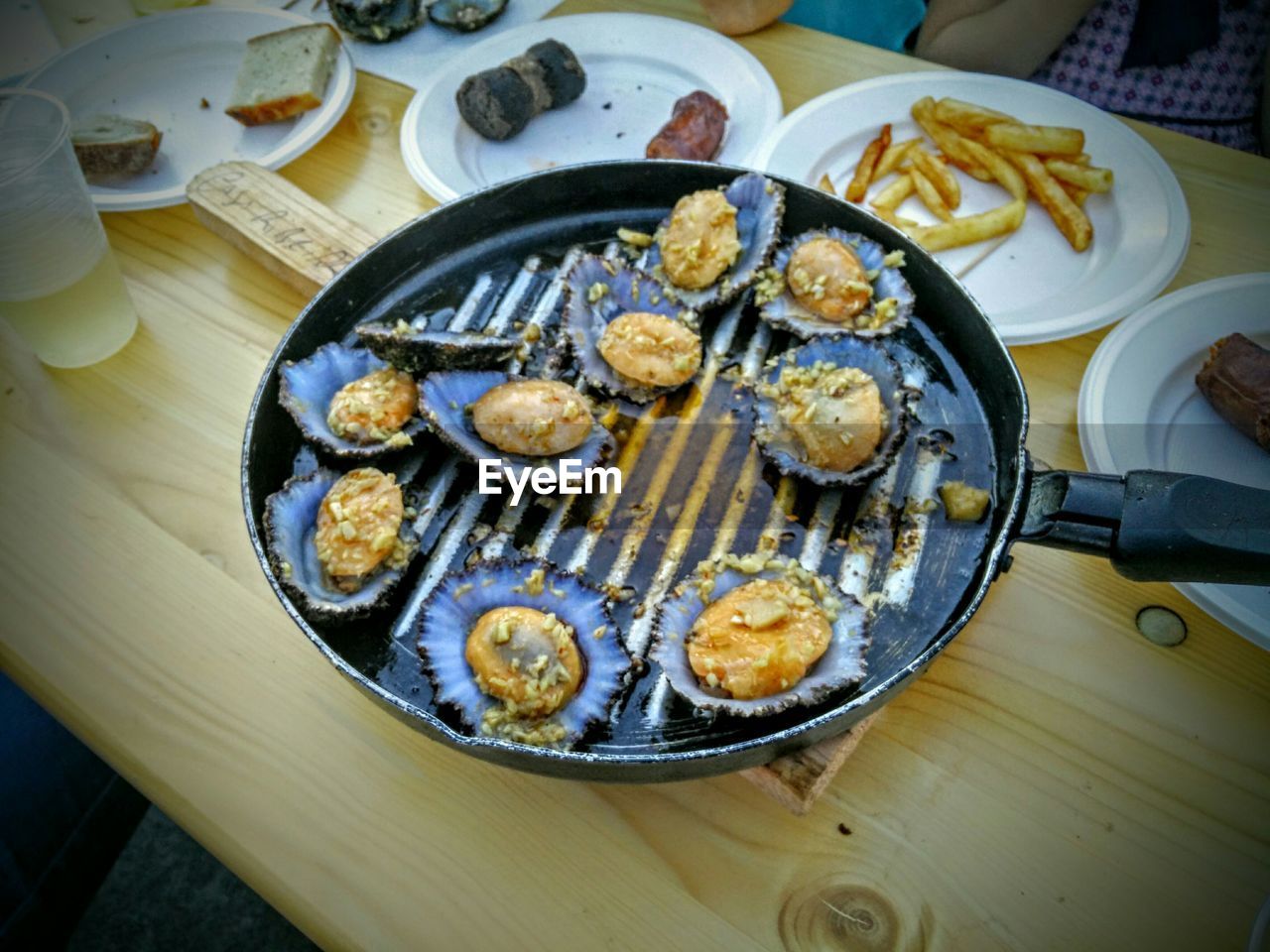 CLOSE-UP OF SERVED FOOD