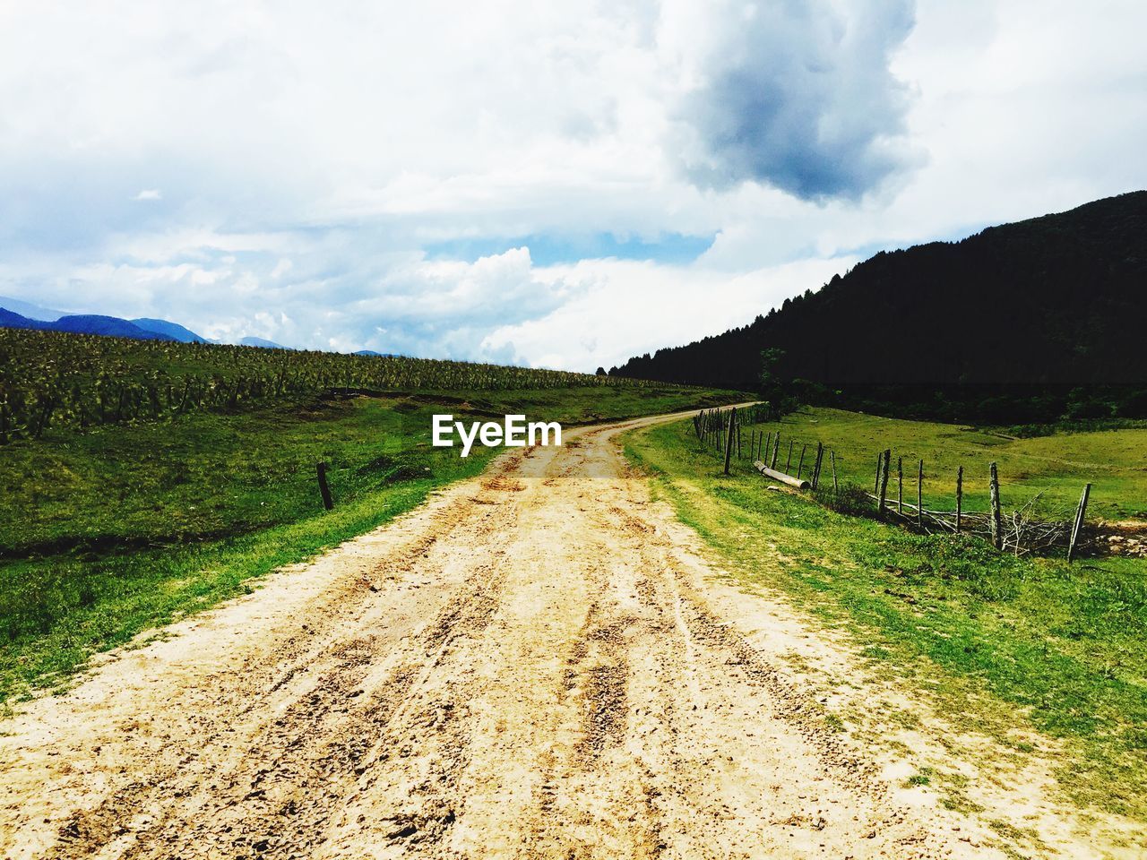 SCENIC VIEW OF FARM AGAINST SKY