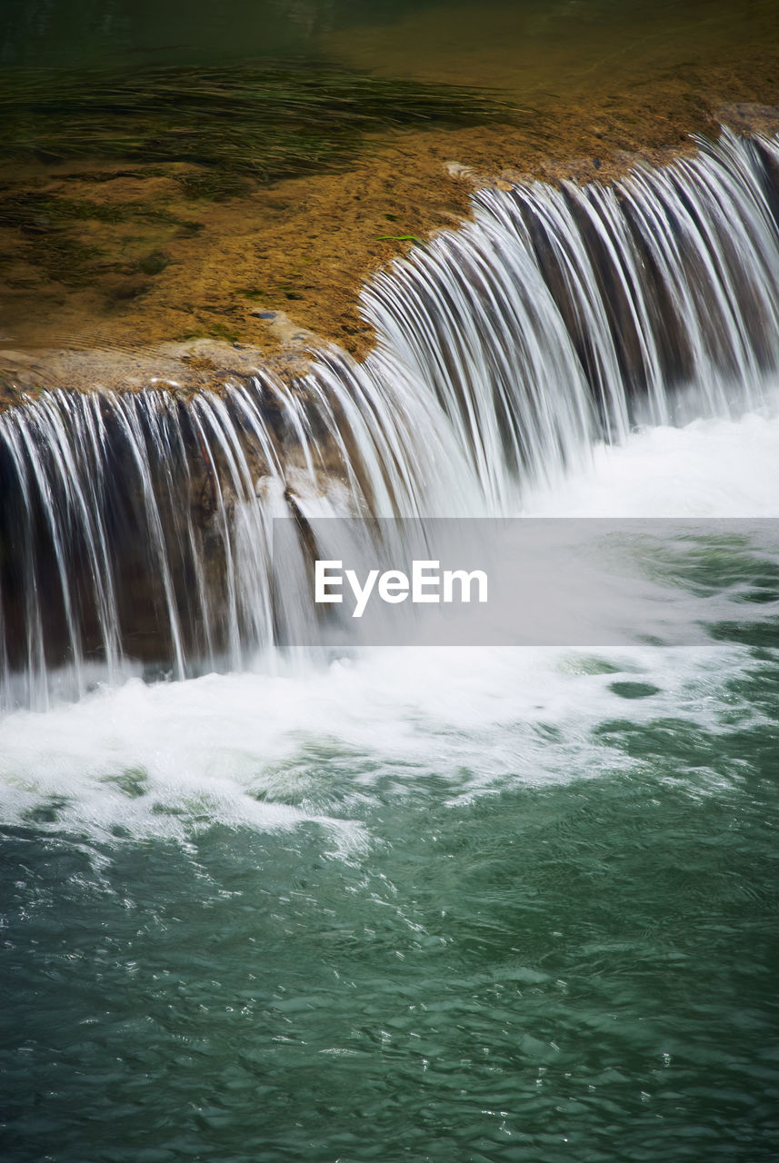 WATER FLOWING IN RIVER