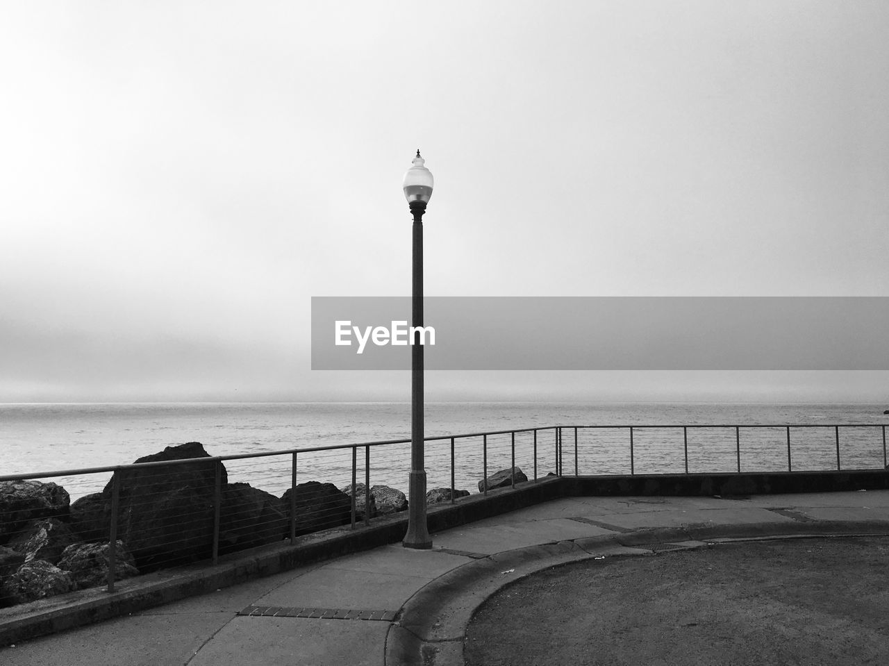 STREET LIGHT BY SEA