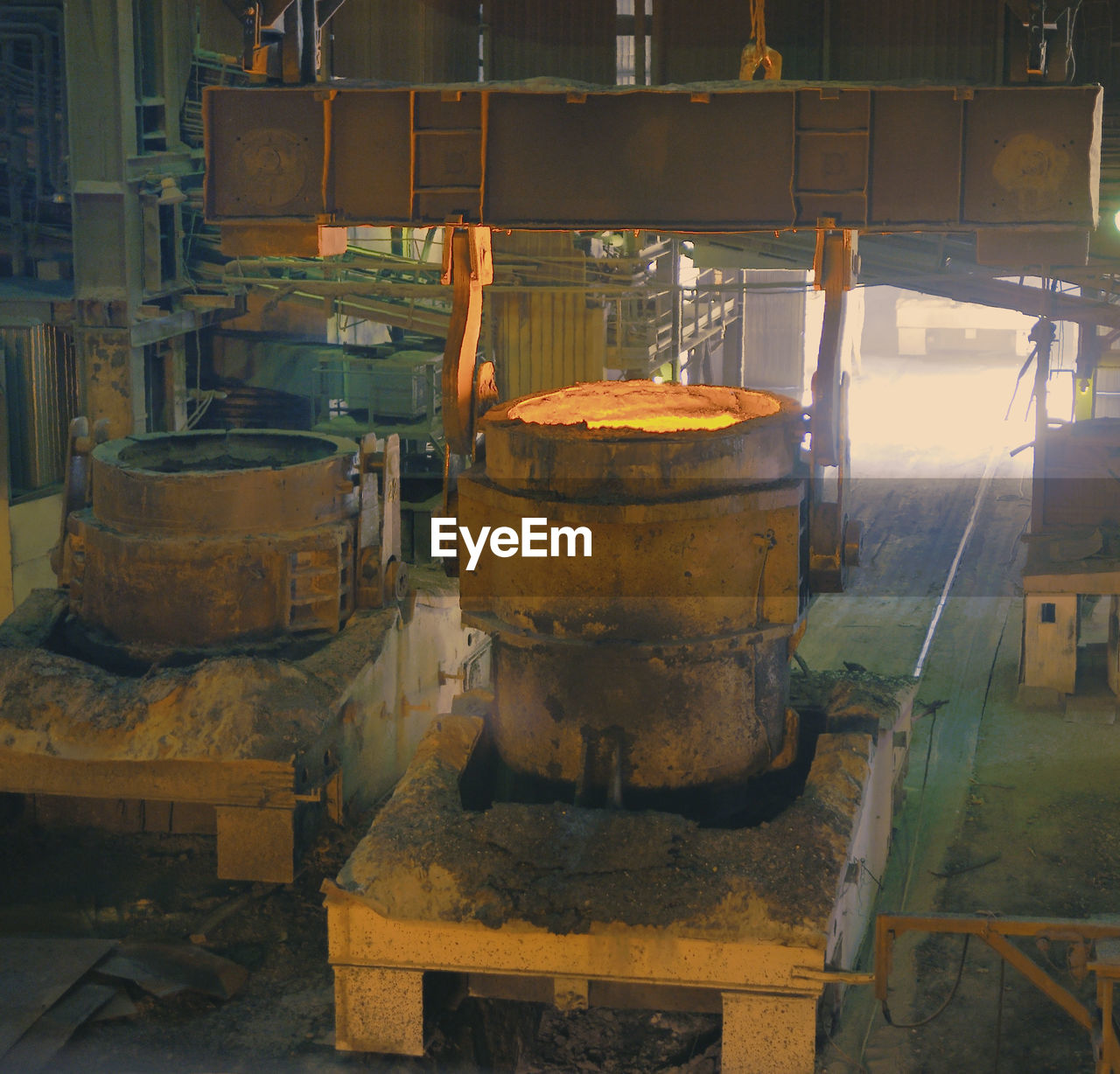 industry, factory, metal, indoors, business, no people, food and drink, foundry, equipment, manufacturing equipment, metal industry, heat, machinery, wood
