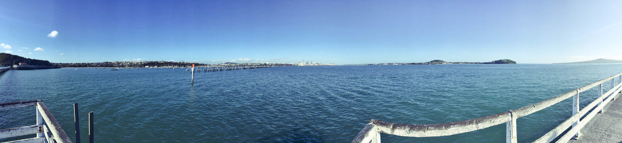 PANORAMIC VIEW OF SEA AGAINST SKY