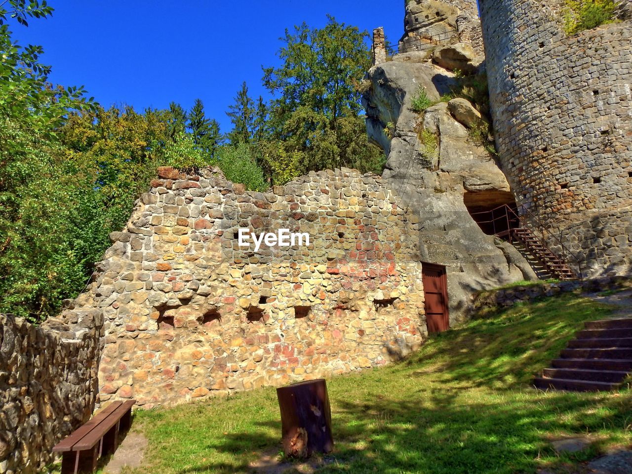 Old ruins against sky