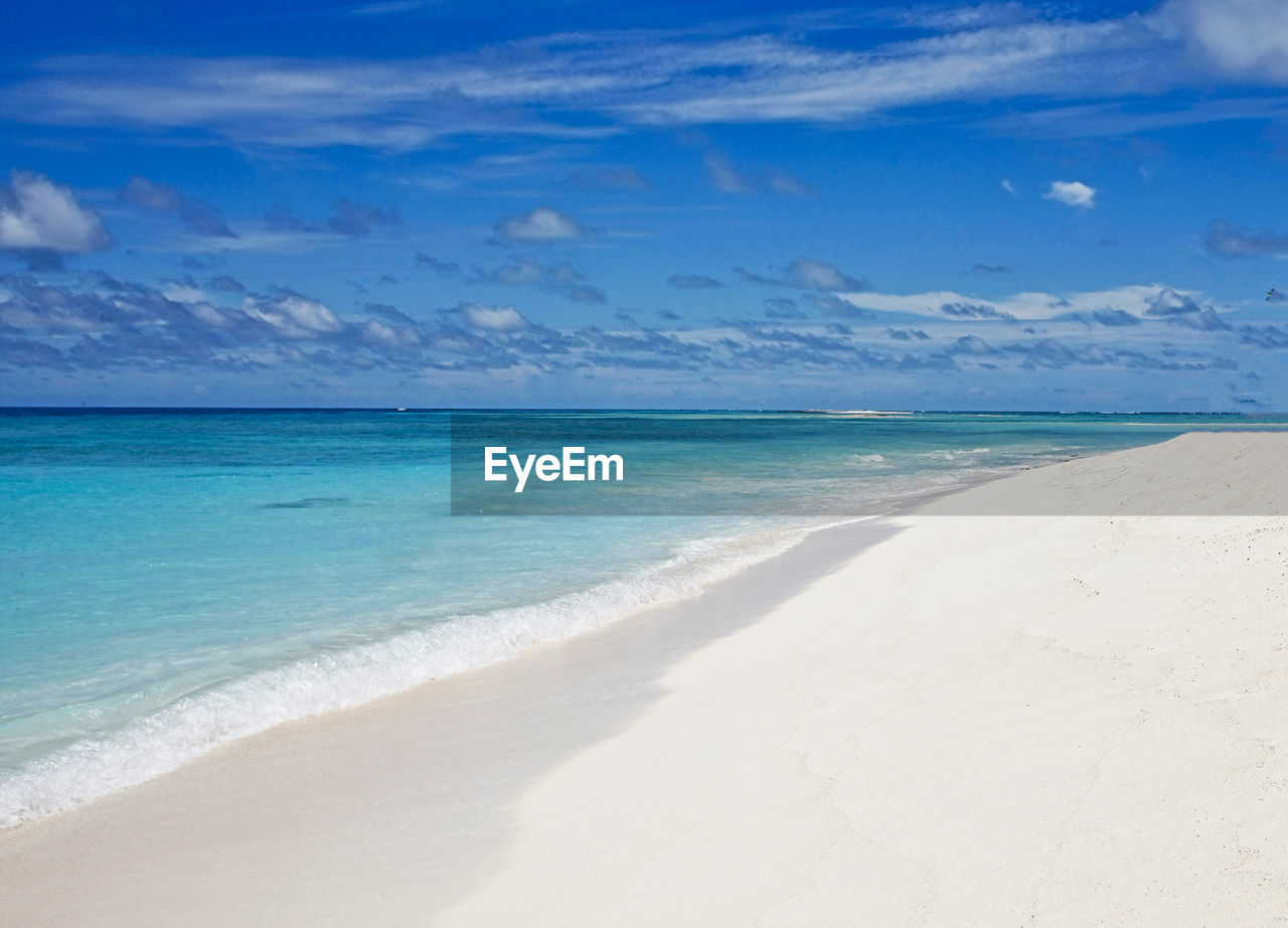 SCENIC VIEW OF SEA AGAINST BLUE SKY