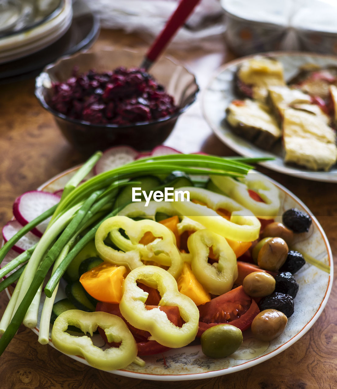 Close-up of food in plate