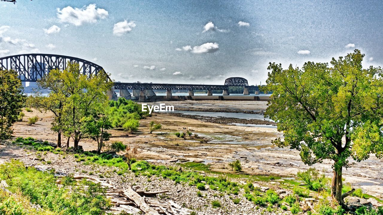 VIEW OF BRIDGE OVER RIVER