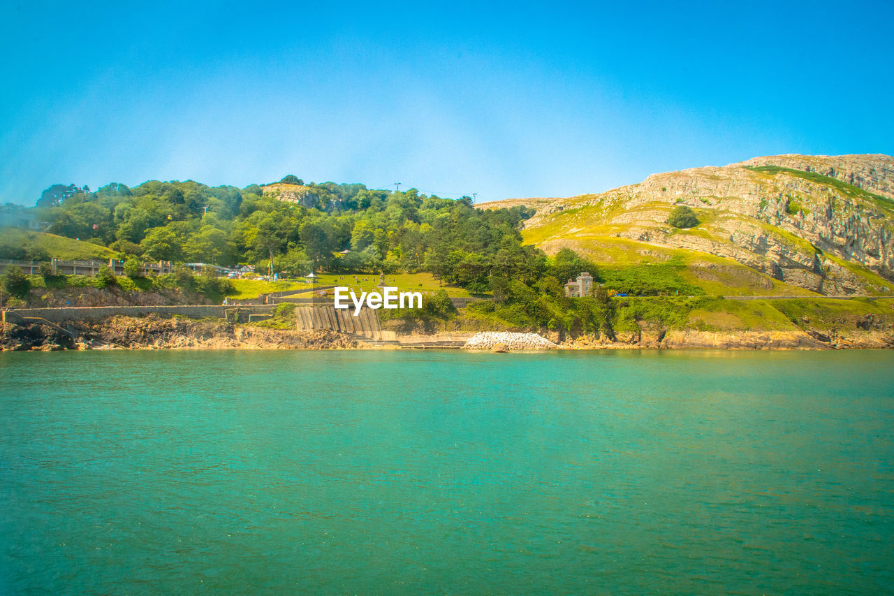 SCENIC VIEW OF SEA AGAINST BLUE SKY