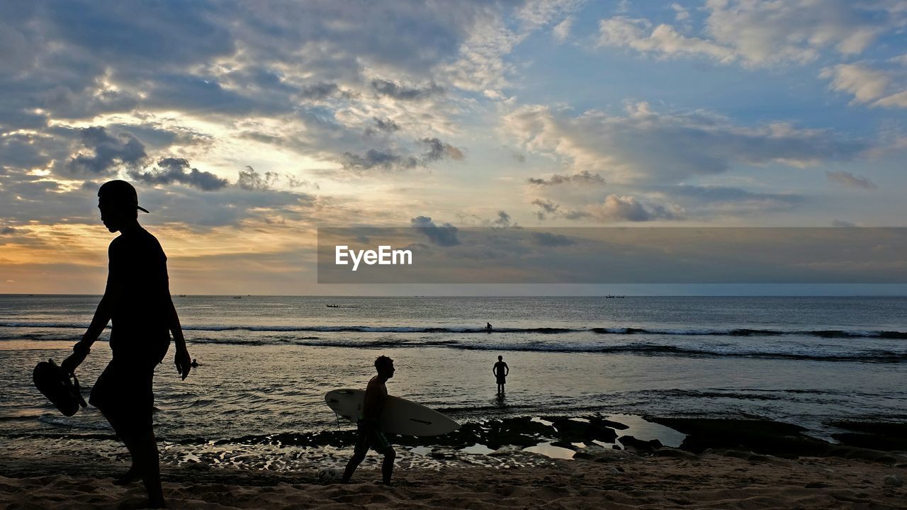 SCENIC VIEW OF SEA DURING SUNSET