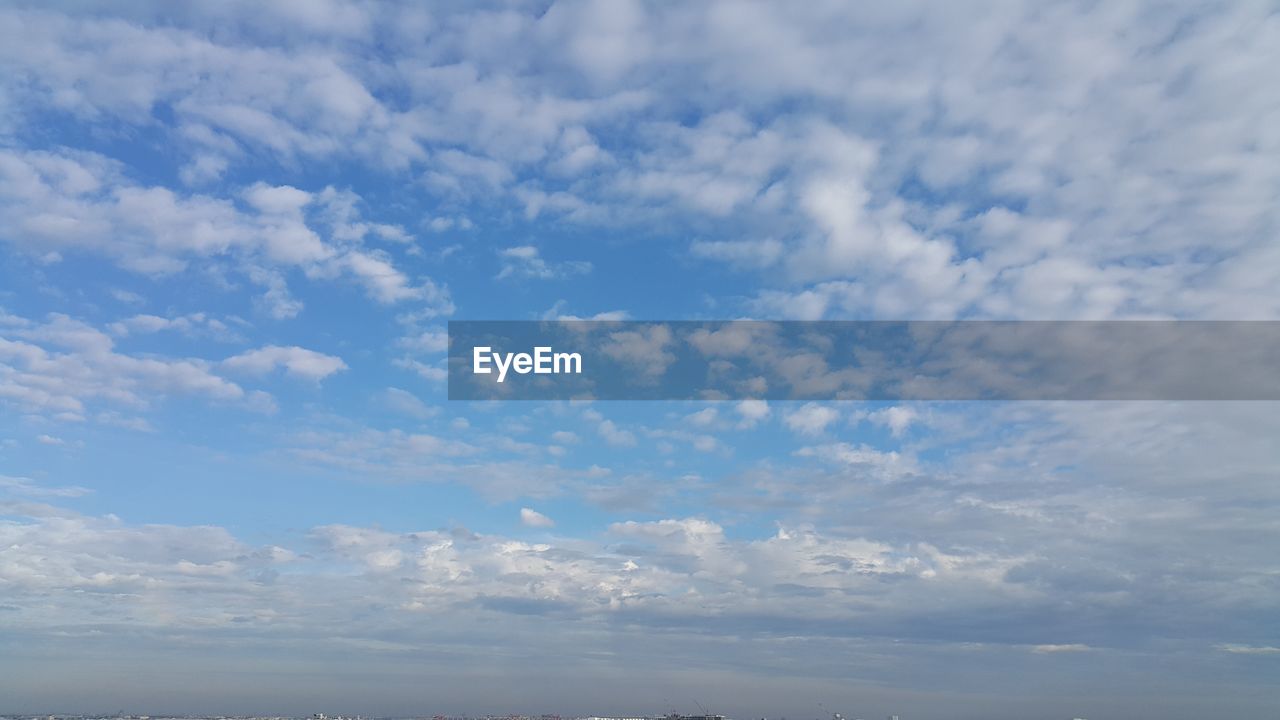 LOW ANGLE VIEW OF CLOUDY SKY