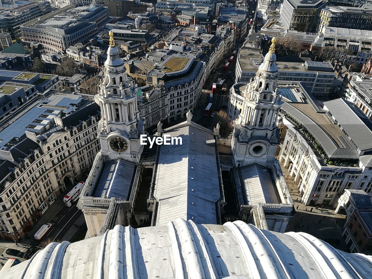 HIGH ANGLE VIEW OF A CITY