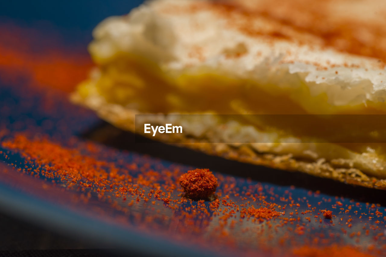 Close-up of food on table