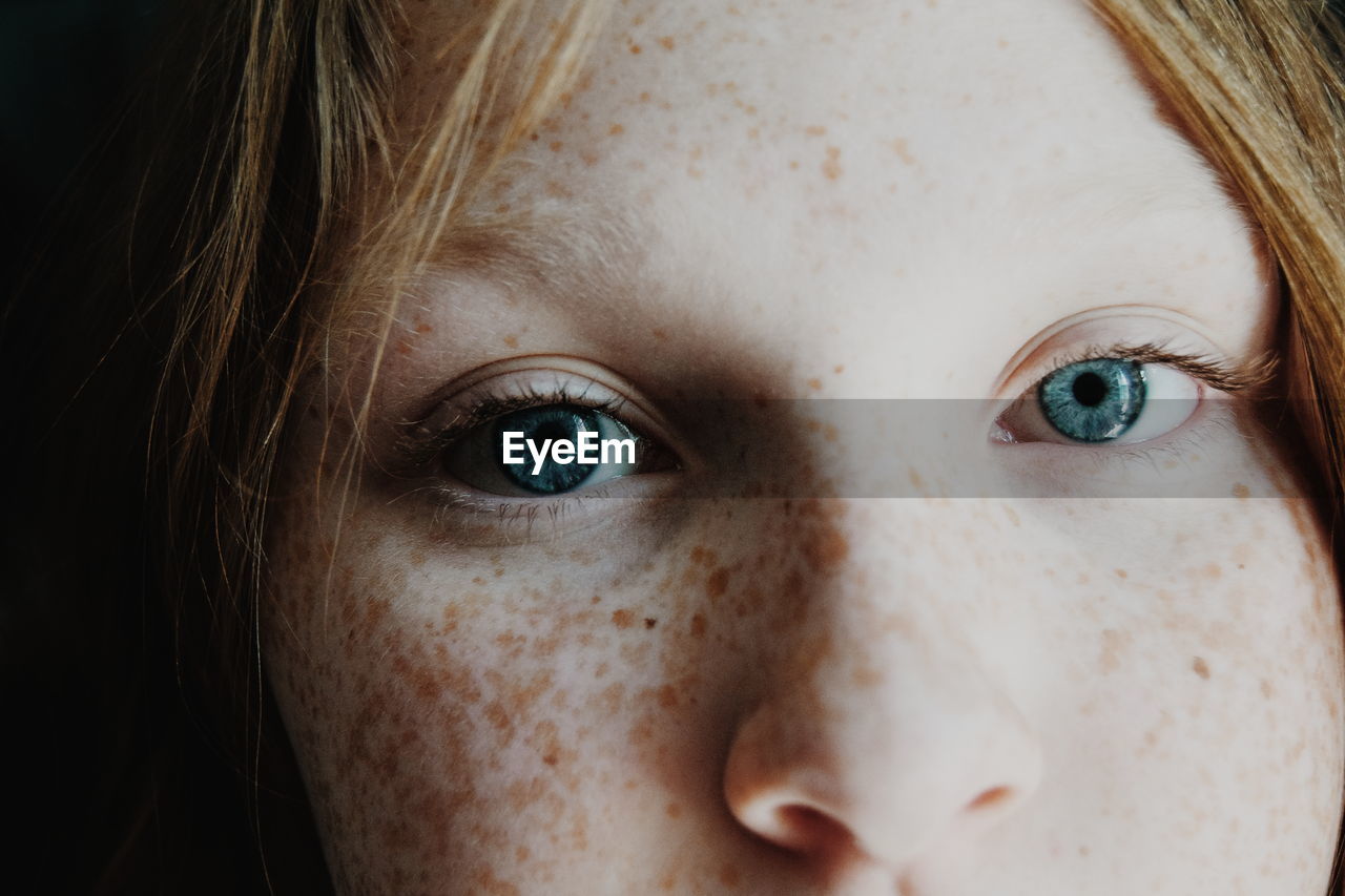 Close-up portrait of girl