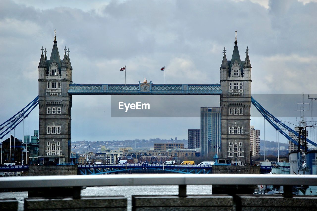 View of tower bridge from the london bridge