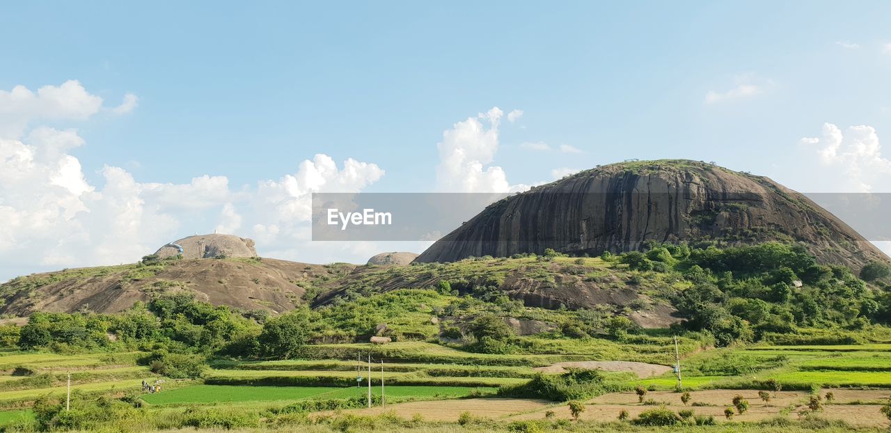 Panoramic view of landscape against sky