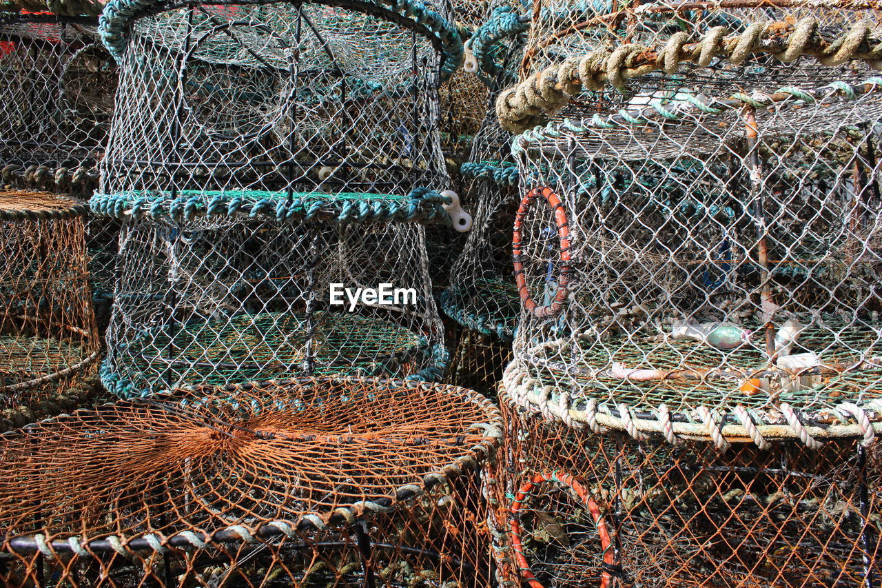 View of fishing net