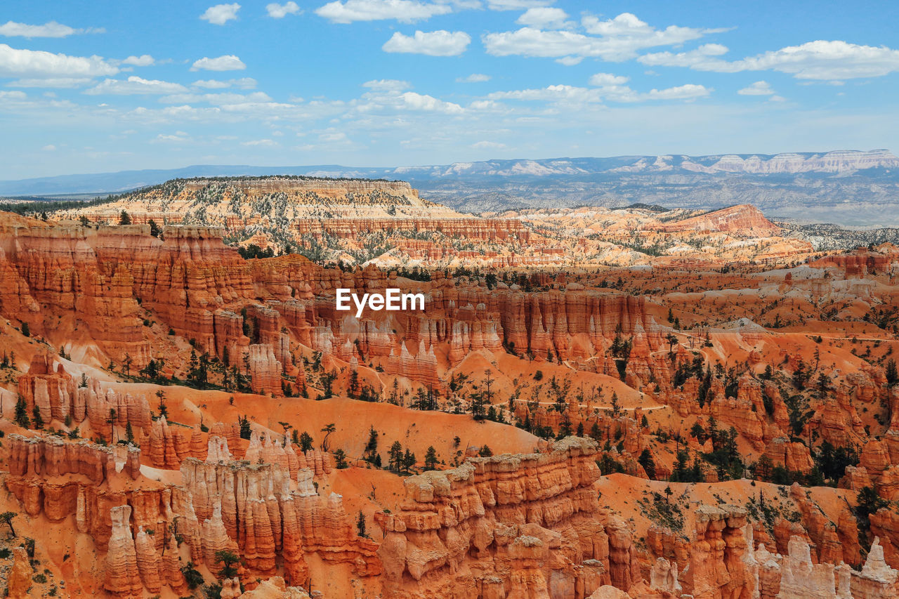 Aerial view of landscape