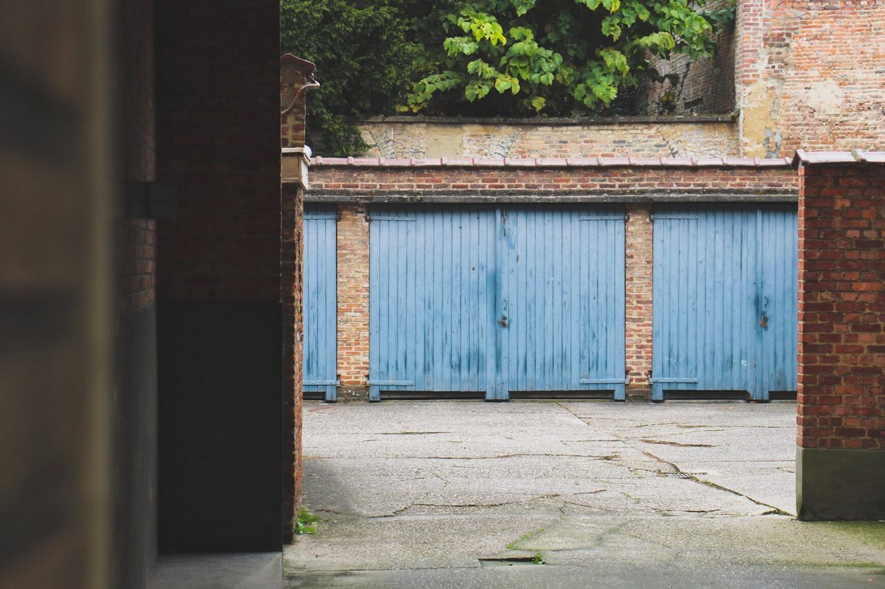 CLOSED DOOR ON BUILDING