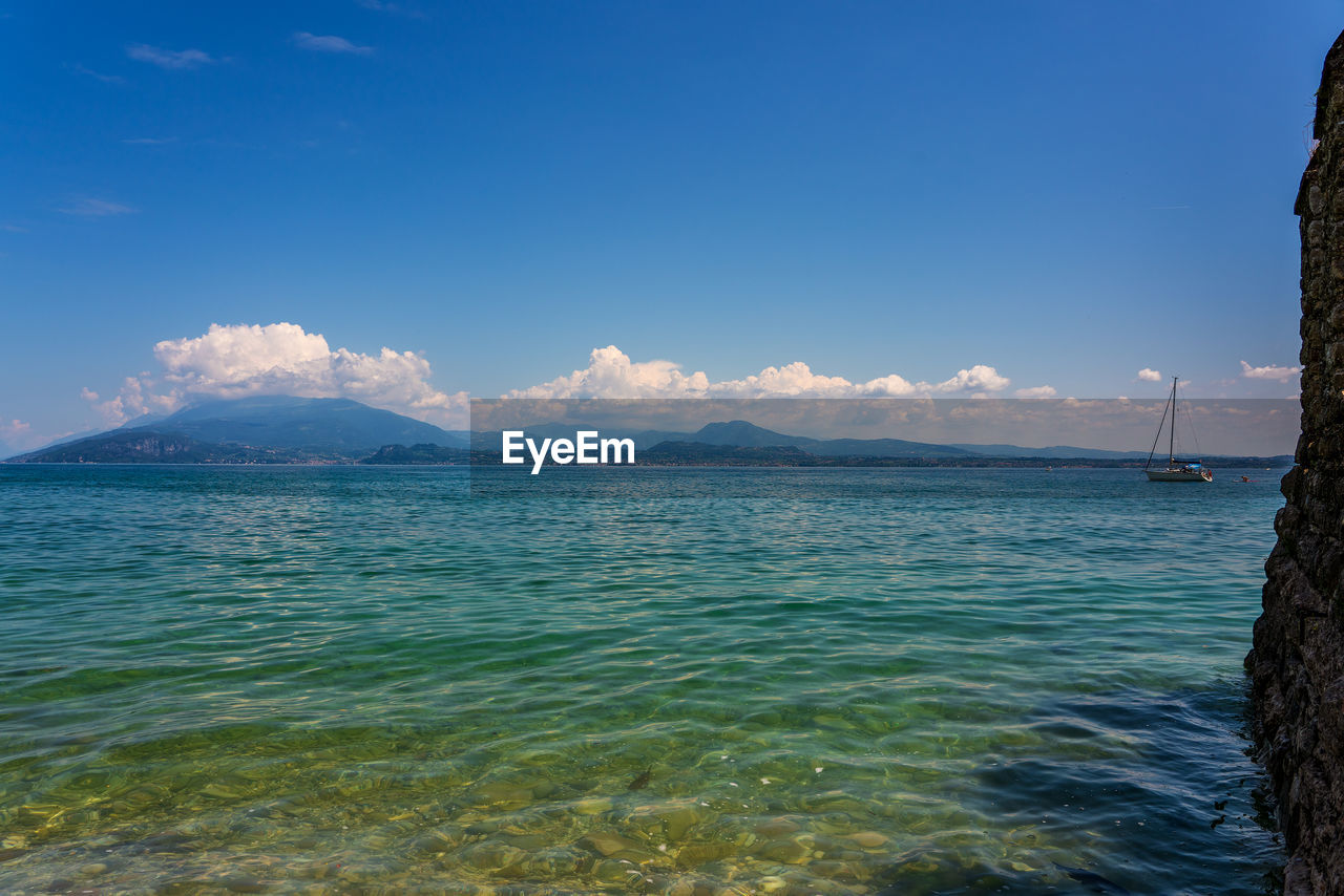 View of lake garda in italy.