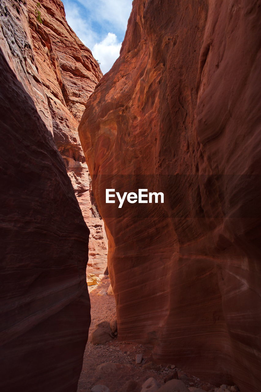 Rock formations slot canyon 