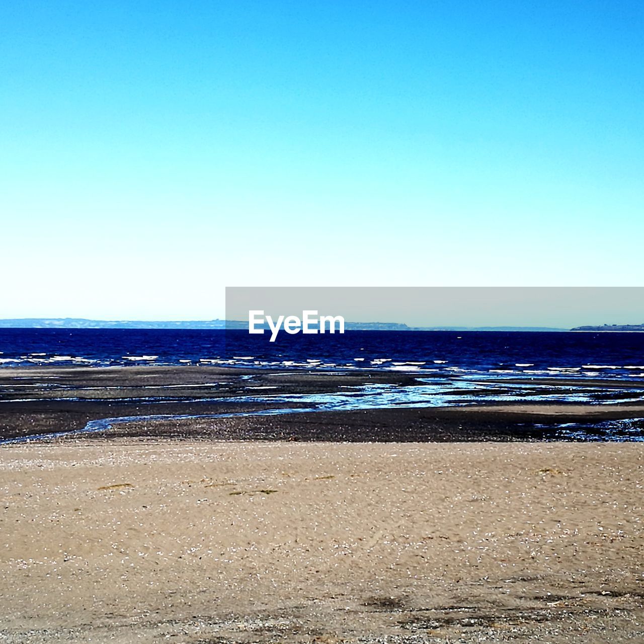 SCENIC VIEW OF BEACH AGAINST CLEAR SKY