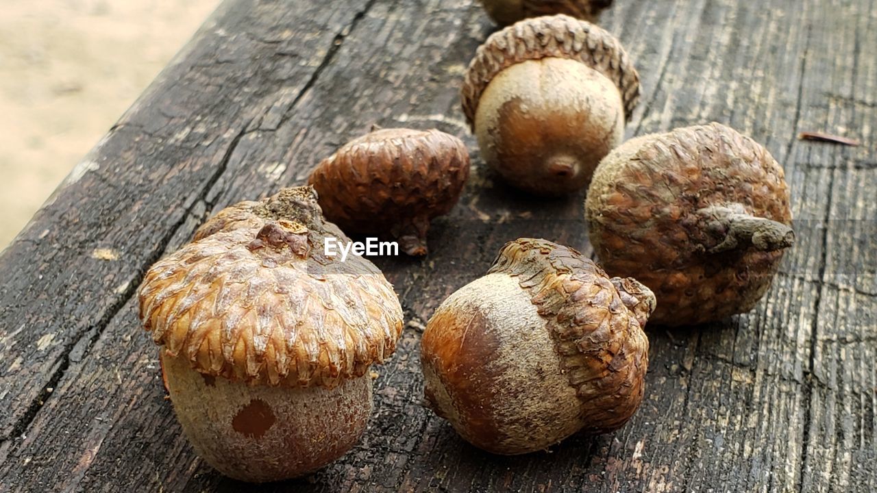 Close-up of fruits on table