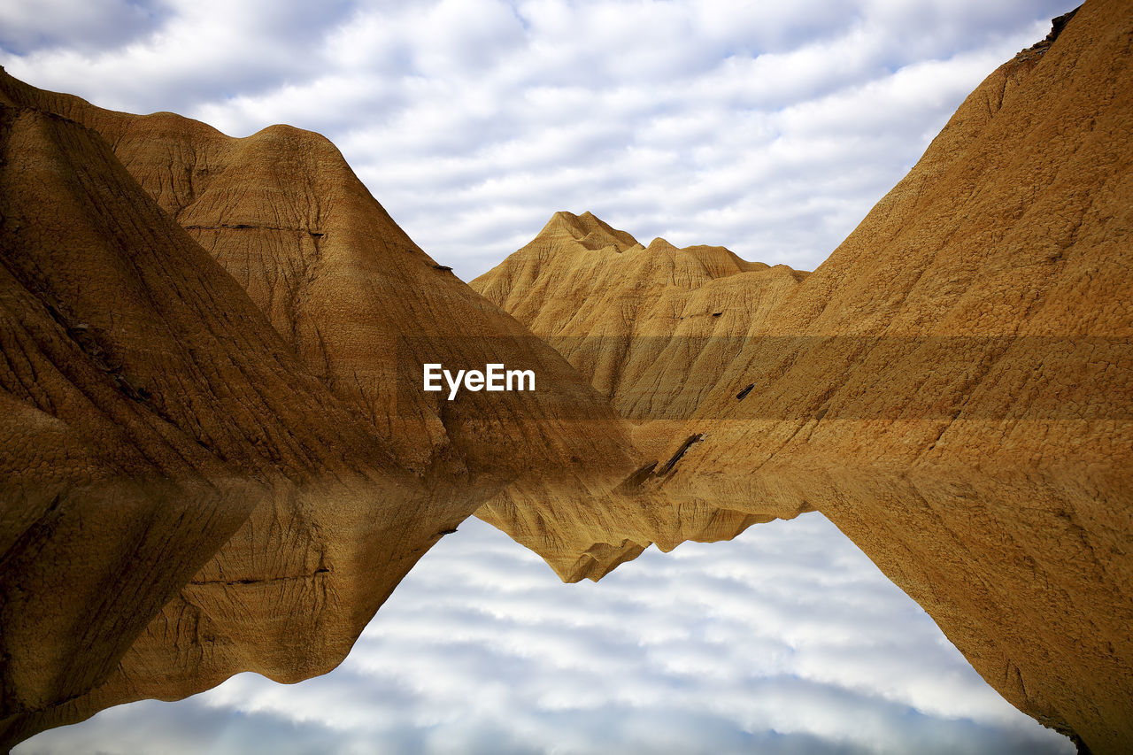 Desierto de bardenas reales, desert of bardenas reales navarra spain this particular rock formation