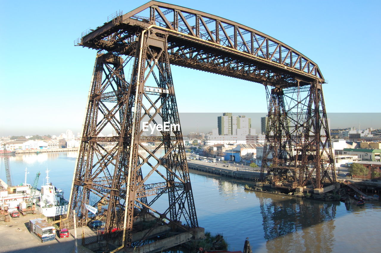 BRIDGE OVER RIVER AGAINST SKY