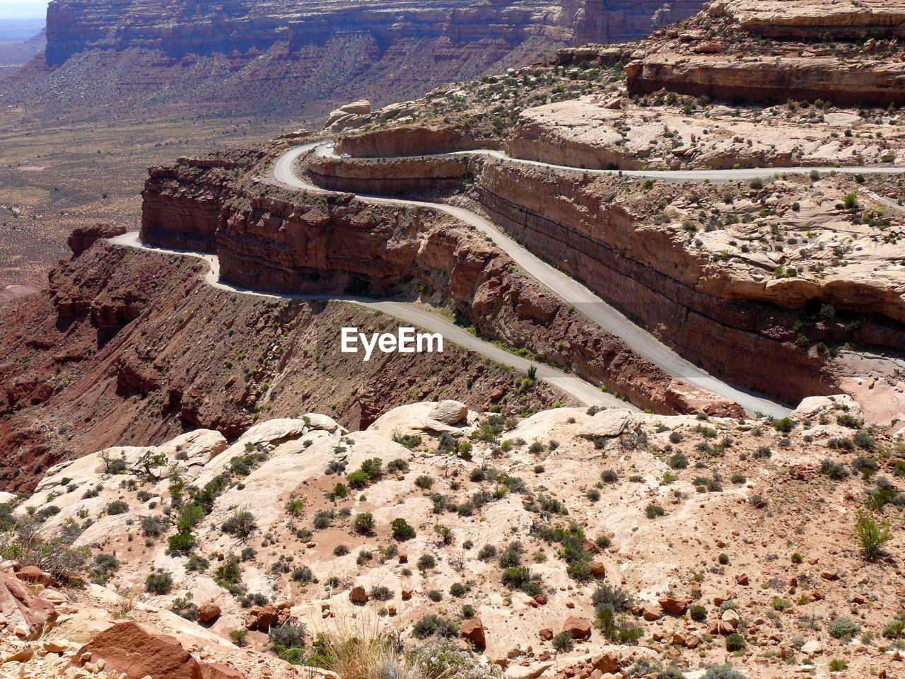 High angle view of landscape