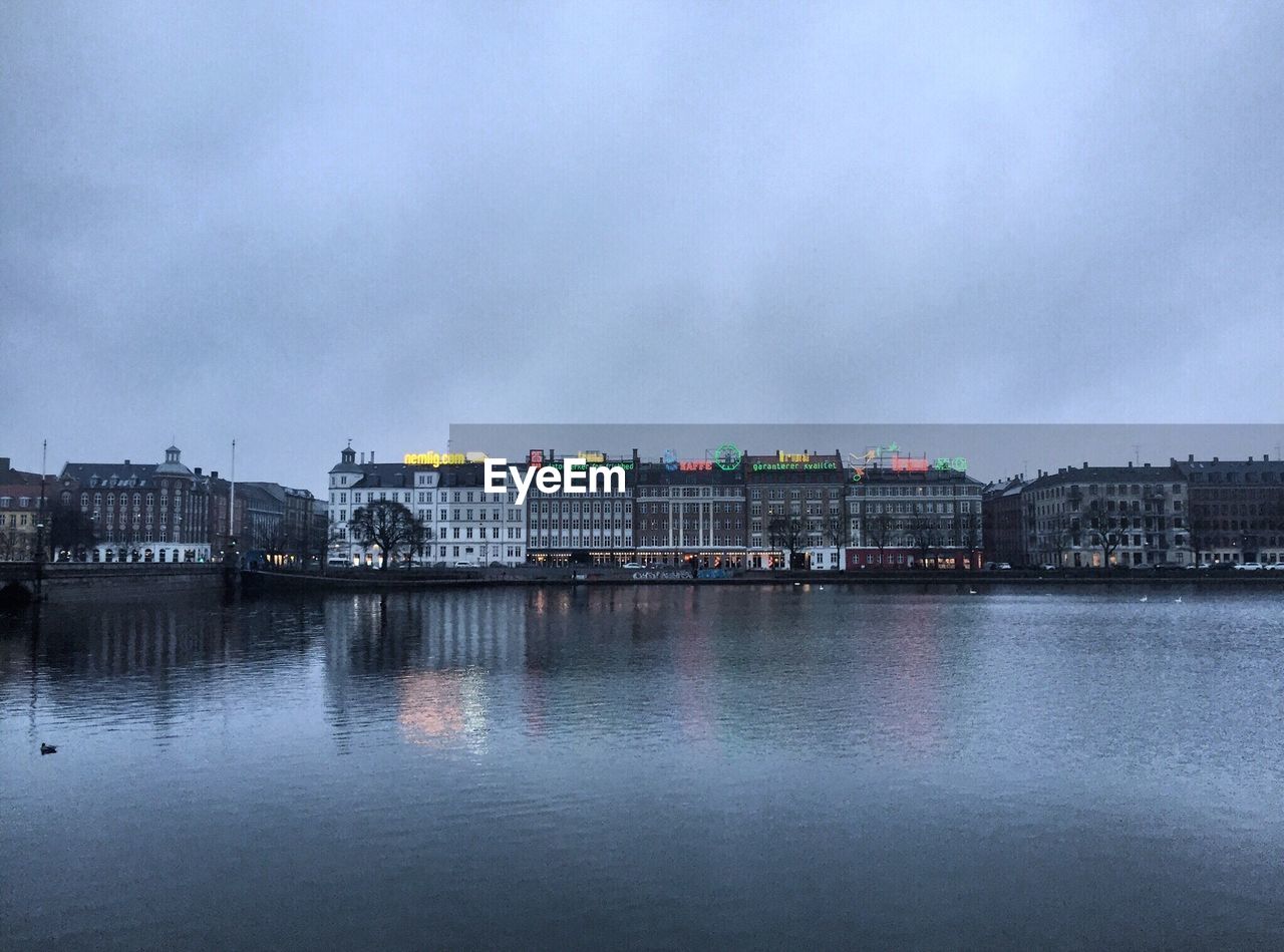 River with buildings in background