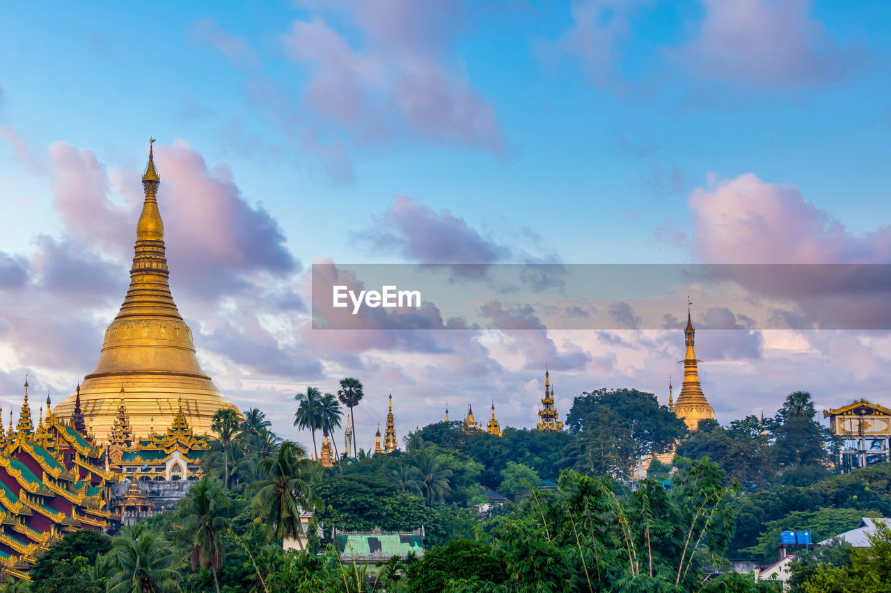 Shwedagon pagoda, yangon, myanmar.