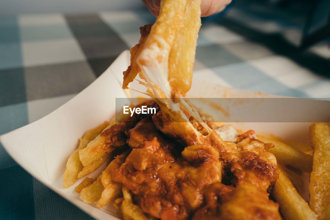 Close-up of french fries